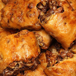 Honey Roulette with Walnuts